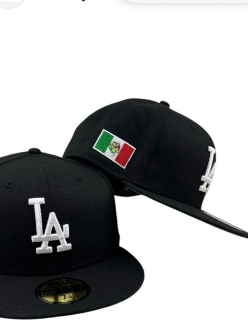 Los Angeles Dodgers Black Mexico Flag SP 59Fifty Fitted Hat